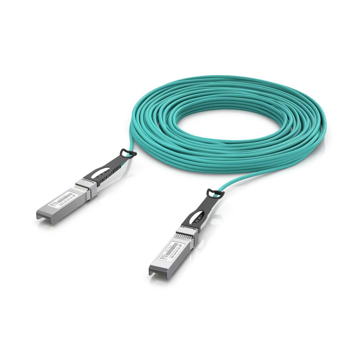 Cavo a fibre ottiche Ubiquiti UACC-AOC-SFP10-30M InfiniBand/fibre optic cable SFP+ Colore acqua (Fibre Aqua - Warranty: 24M) [U