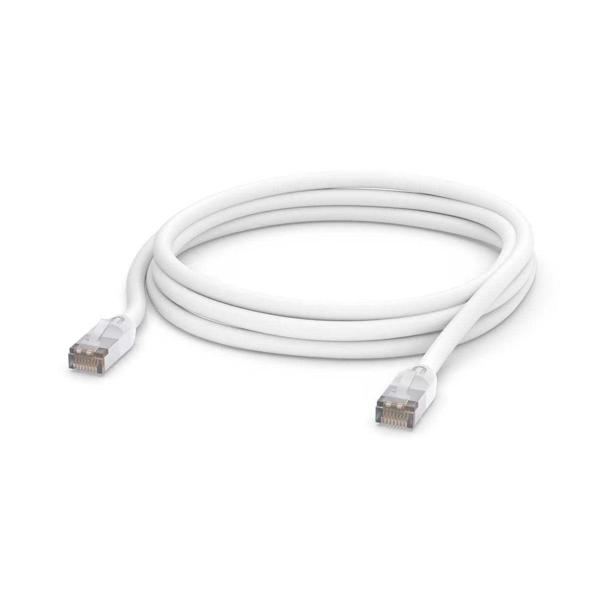 Ubiquiti UACC-Cable-Patch-Outdoor-3m-WH | LAN Patchcord | per esterni, Cat.5e STP, 3 m, bianco