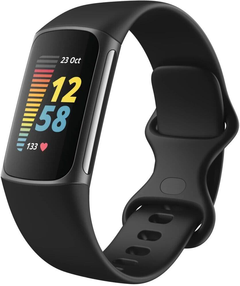 Fitbit Charge 5 Black/Graphite in acciaio inossidabile FB421BKBK