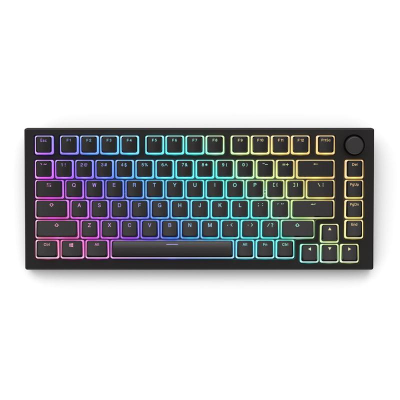 Glorious PC Gaming Race Aura V2 Coperchio per tastiera (Glorious Aura Keycaps v2 PBT ANSI US - Black [GLO-KC-AURA2-B])