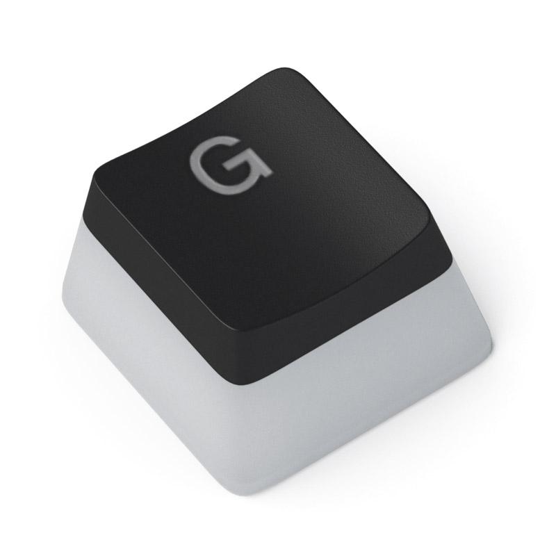 Glorious PC Gaming Race Aura V2 Coperchio per tastiera (Glorious Aura Keycaps v2 PBT ANSI US - Black [GLO-KC-AURA2-B])