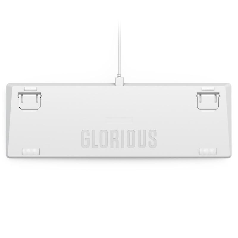 Glorious PC Gaming Race GMMK 2 tastiera USB Inglese US Bianco (Glorious GMMK 2 96 Keyboard Barebone ANSI-Layout - White) - Vers