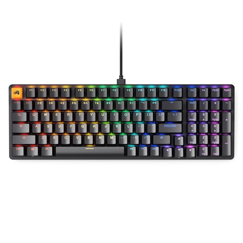 Glorious PC Gaming Race GMMK 2 tastiera USB Inglese US Nero (Glorious GMMK 2 96 Mechanical Gaming Keyboard - Fox switch ANSI-US
