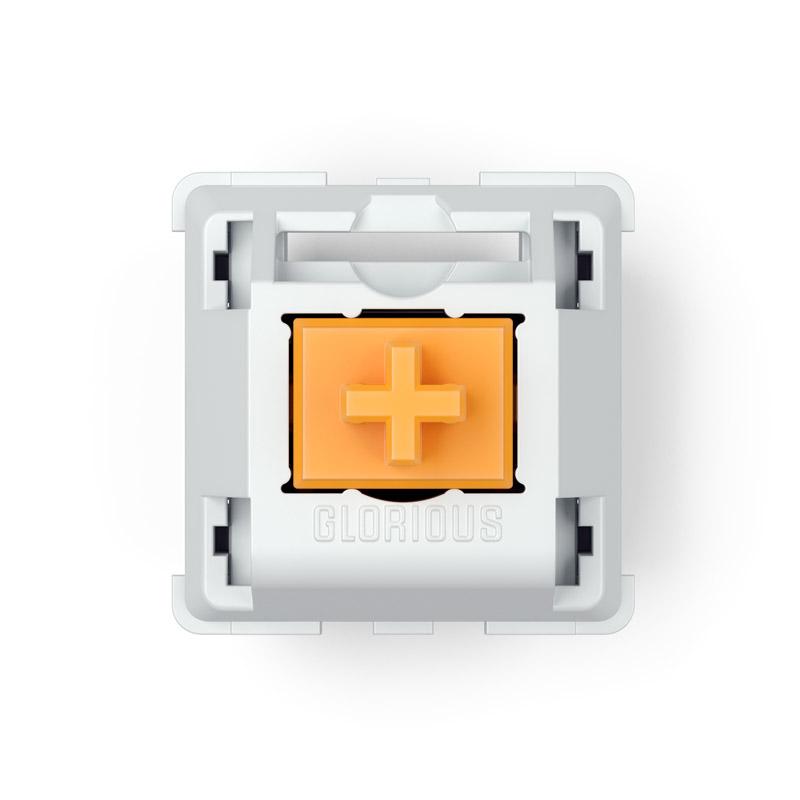 Glorious PC Gaming Race Panda Arancione, Bianco 36 pz (Glorious Panda Switches Pre-lubed - 36 Pieces [GLO-SWT-HPANDA-LUBED])