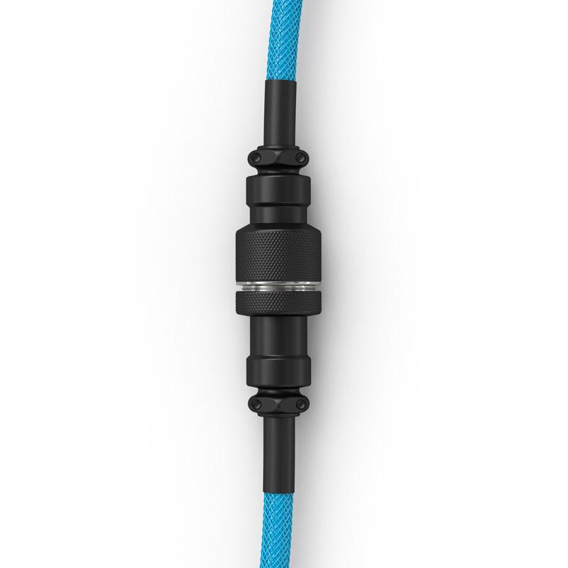 Glorious PC Gaming Race Coiled Blu 1,37 m USB tipo A, USB tipo-C (Glorious Coiled Cable USB-C to USB-A Electric Blue [GLO-CBL-C