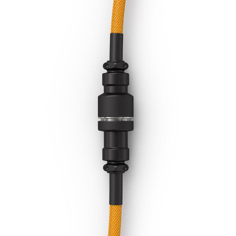 Glorious PC Gaming Race Coiled Oro 1,37 m USB tipo A, USB tipo-C (Glorious Coiled Cable USB-C to USB-A Glorious Yellow [GLO-CBL