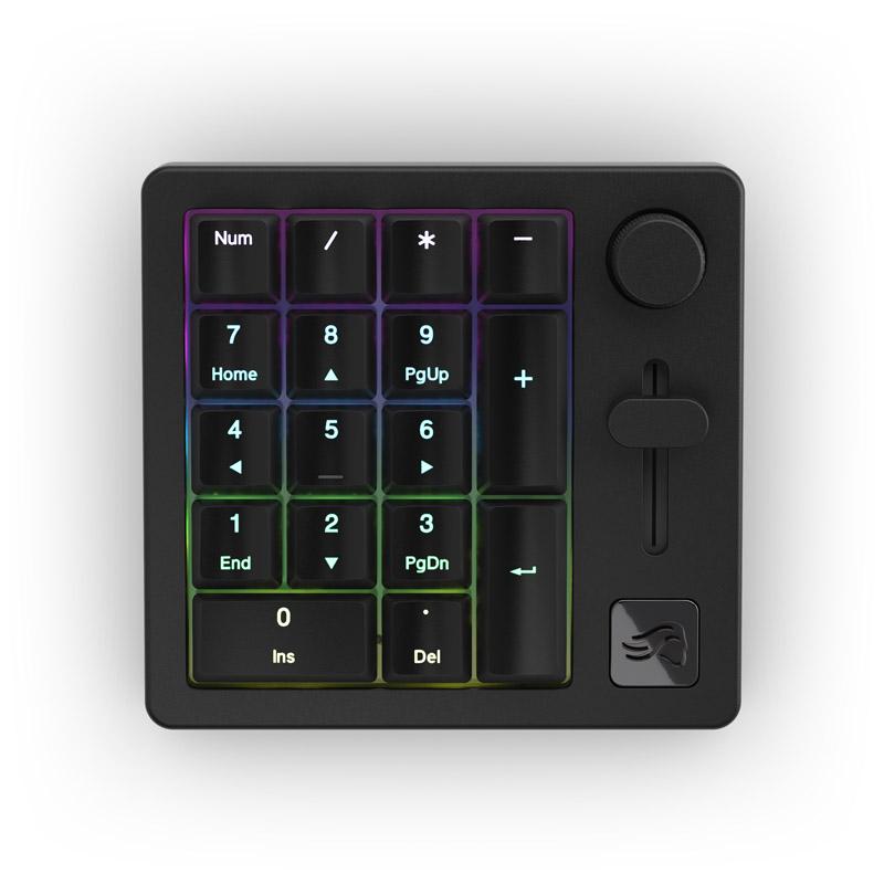 Glorious Numpad Prebuilt Mechanical Customisable - Black Slate [GLO-GMMK-NP-FOX-