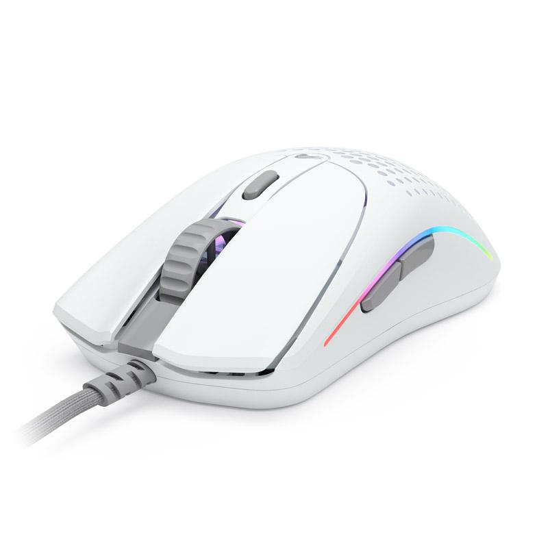 Glorious Model O 2 USB RGB Optical Gaming Mouse - Matte White [GLO-MS-OV2-MW]