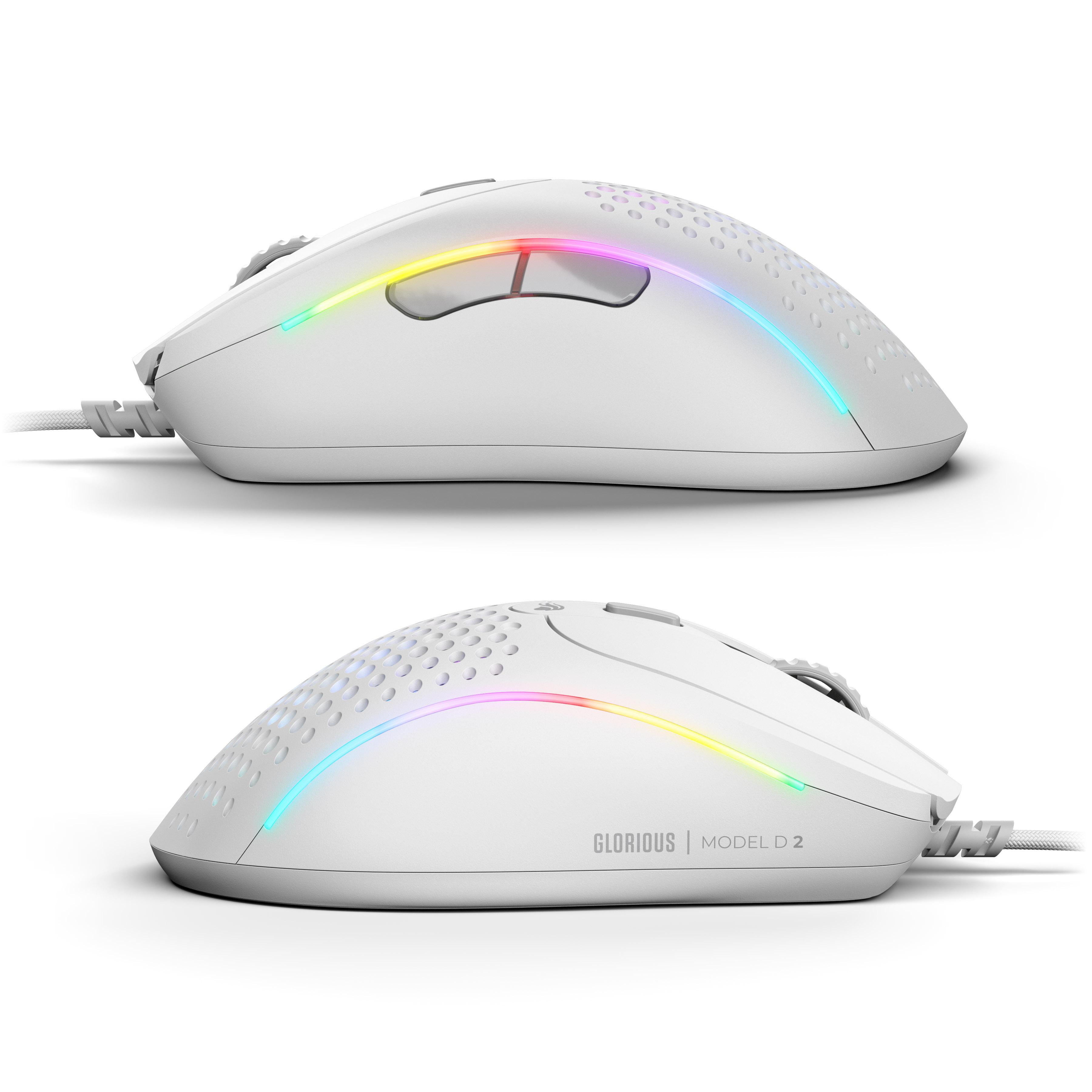 Mouse da gioco modello D 2 - bianco