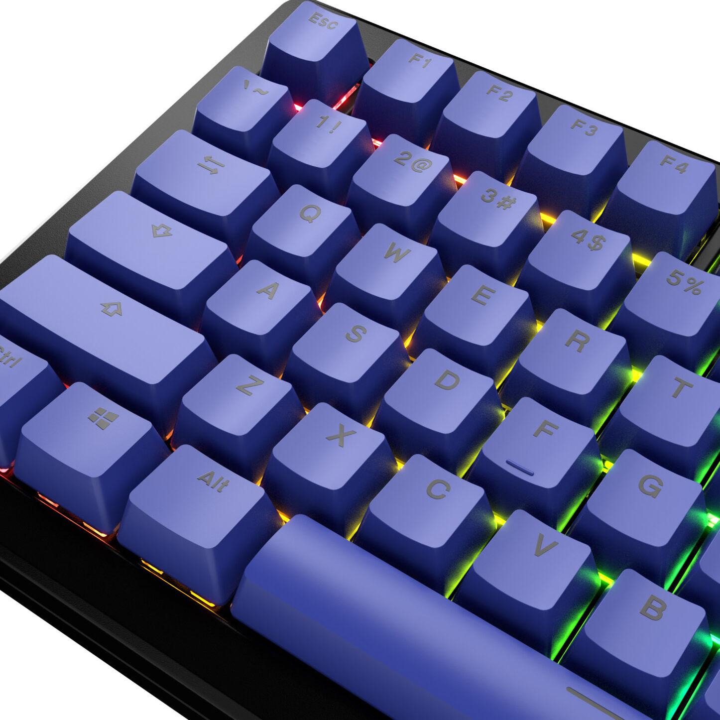 Glorious PC Gaming Race GPBT Basics KeyCaps ANSI Layout US PBT Dye-Sub-Mana Blue (Glo-KB-Acc-Gpbt-Ba-Mblu-US)