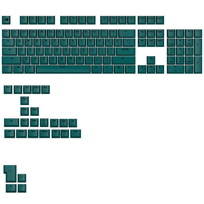 Glorious PC Gaming Race GPBT Basics KeyCaps ANSI Layout US PBT Dye-Sub-Totem Green (GLO-KB-ACC-GPBT-BA-TGRN-US)