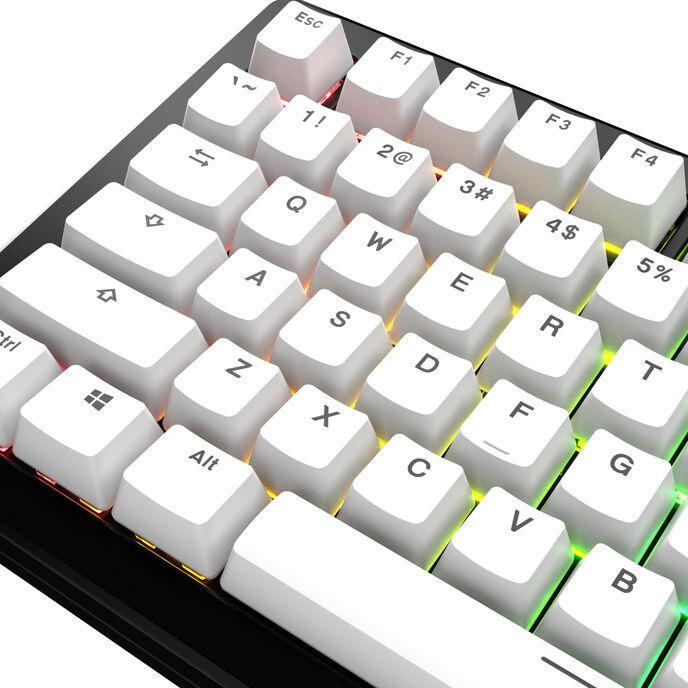 Glorious PC Gaming Race GPBT Basics KeyCaps ANSI Layout US PBT Dye-Sub-Classic White (Glo-KB-Acc-Kc-Gpbt-Ba-Cwht-US)