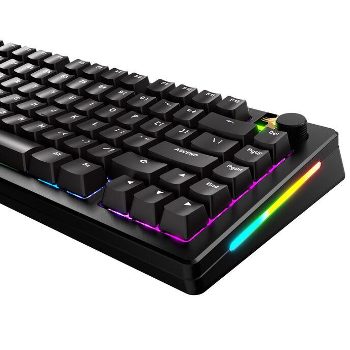 Glorious GPBT Basics KeyCaps, ANSI Layout (US), PBT, Dye-Sub-Classic Black (Glo-KB-Acc-Gpbt-BA-CBLK-US)