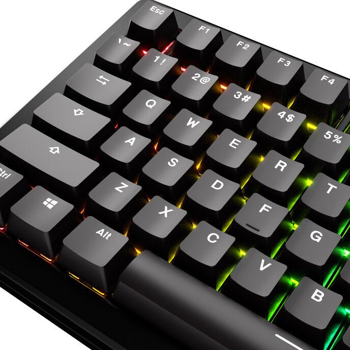 Glorious GPBT Basics KeyCaps, ANSI Layout (US), PBT, Dye-Sub-Classic Black (Glo-KB-Acc-Gpbt-BA-CBLK-US)
