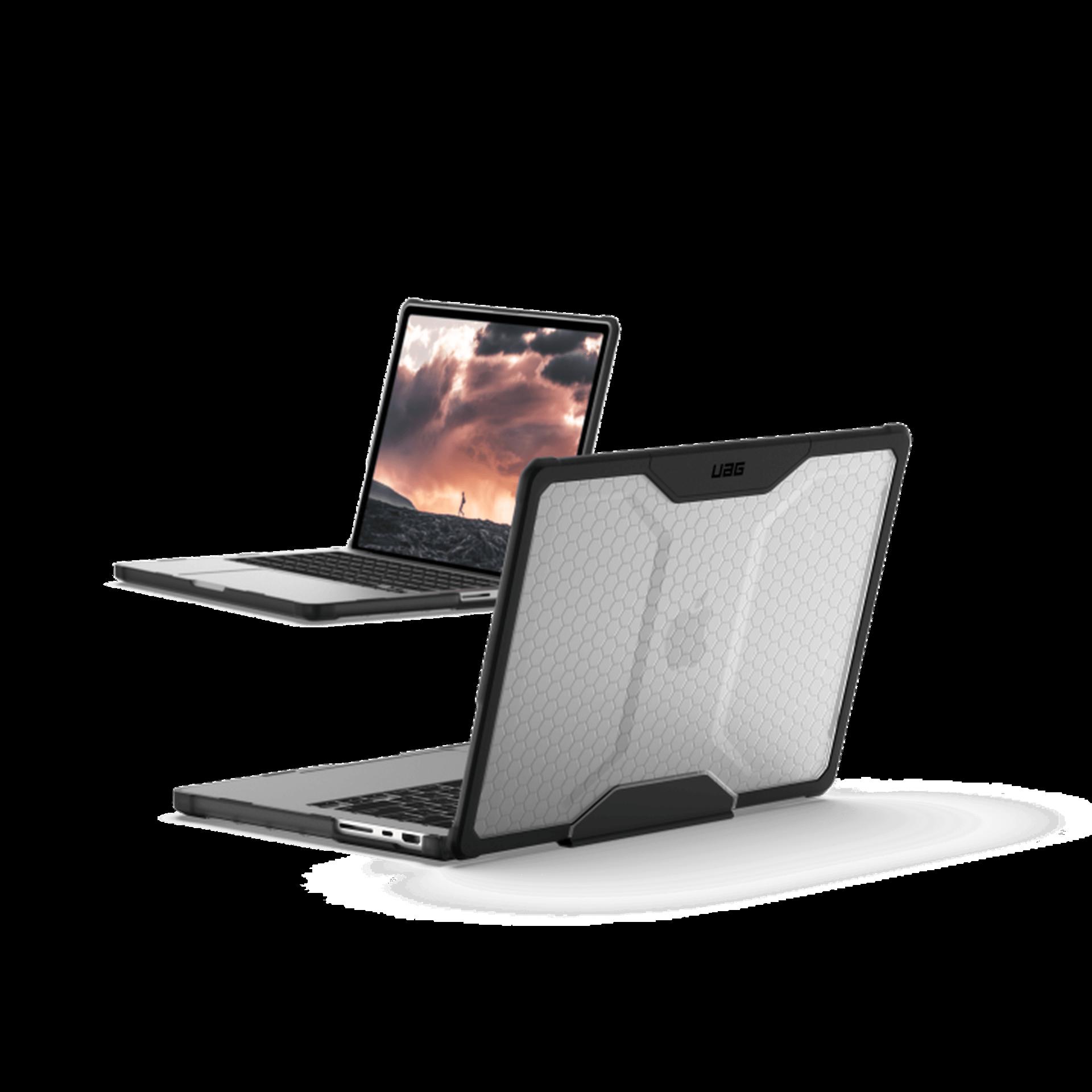 Urban Armor Gear 134000114343 borsa per notebook 35,6 cm [14] Cover Bianco (UAG Rugged Case for MacBook Pro 14-inch [2021] [A24