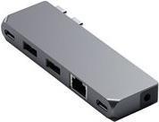 Satechi Pro Hub Mini Docking USB 3.2 Gen 1 [3.1 Gen 1] Type-C Grigio (Satechi Pro Hub Mini)