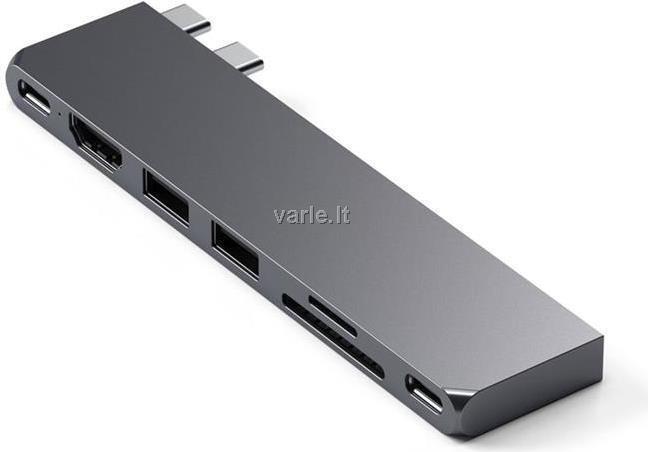 ST-HUCPHSM, Docking, USB 3.2 Gen 2 (3.1 Gen 2) Type-C, 100 W, 1.4/2.3, Grigio, Grigio siderale