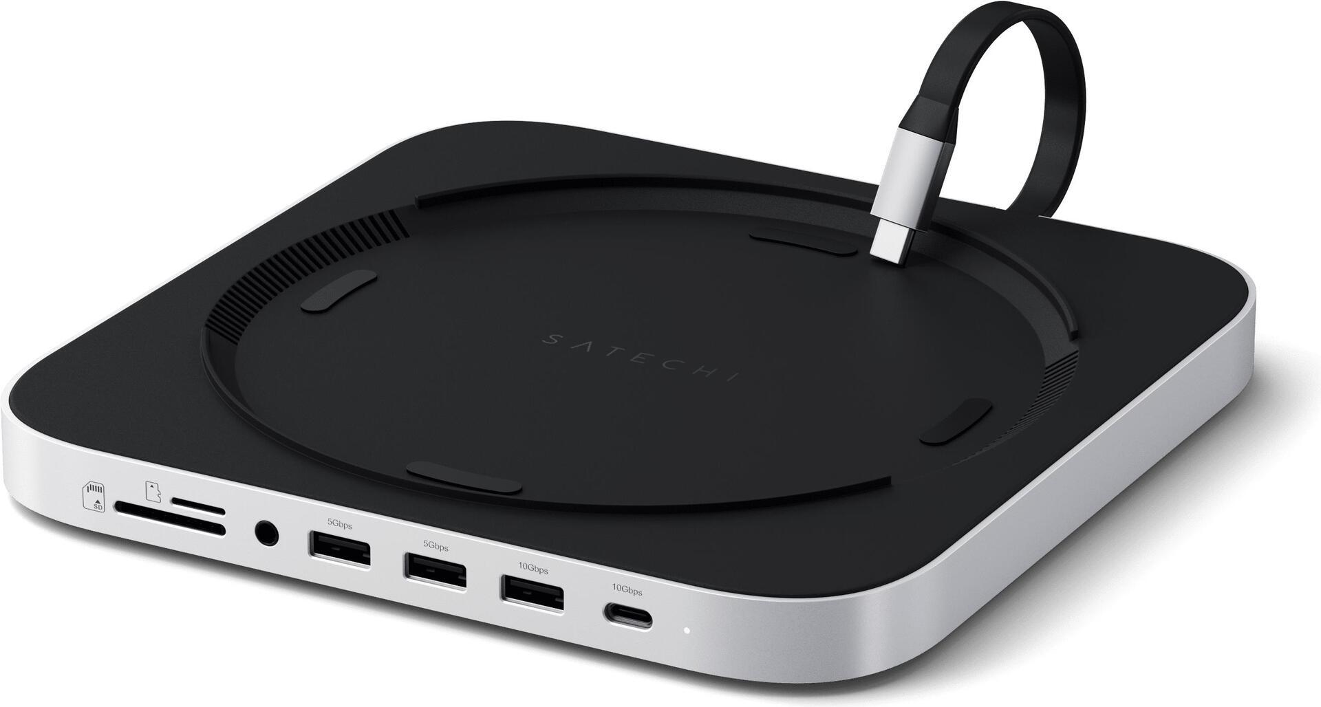 Satechi ST-GMMSHS replicatore di porte e docking station per laptop Cablato USB 3.2 Gen 2 [3.1 Gen 2] Type-C Bianco (Satechi St