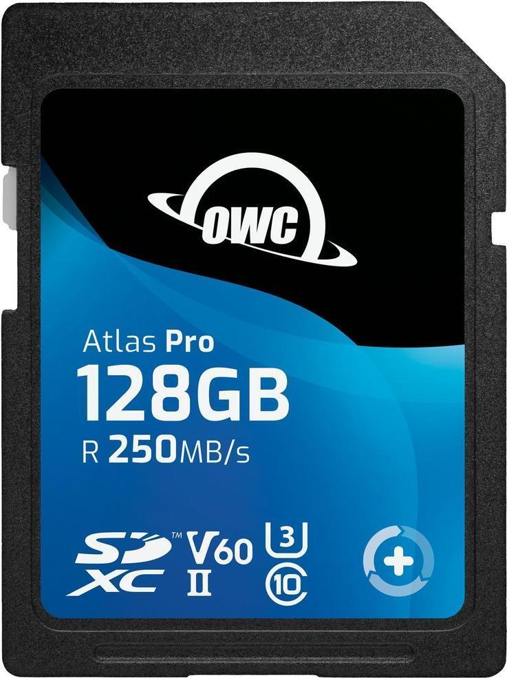 OWC Atlas Pro 128 GB SDXC UHS-II (OWC 128GB OWC Atlas Pro SDXC UHS-II V60 Media Card)