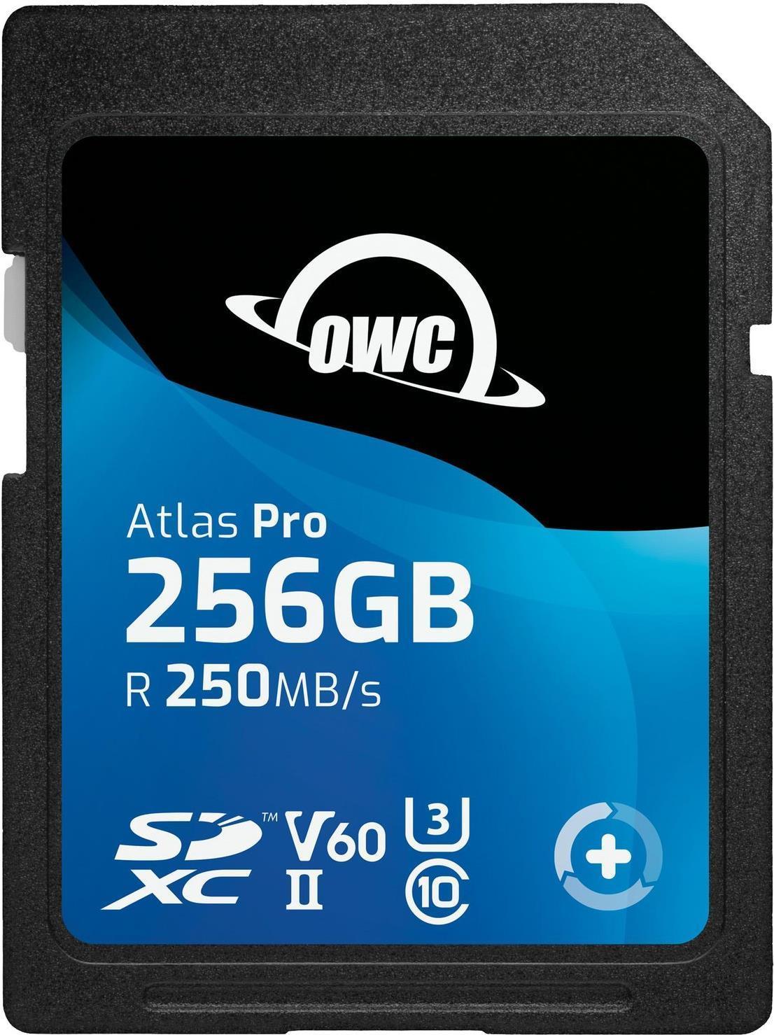 OWC Atlas Pro 256 GB SDXC UHS-II (OWC 256GB OWC Atlas Pro SDXC UHS-II V60 Media Card)