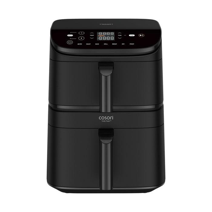 Cosori CAF-DC121-ADER Doppia 10,8 L Indipendente Friggitrice ad aria calda Nero
