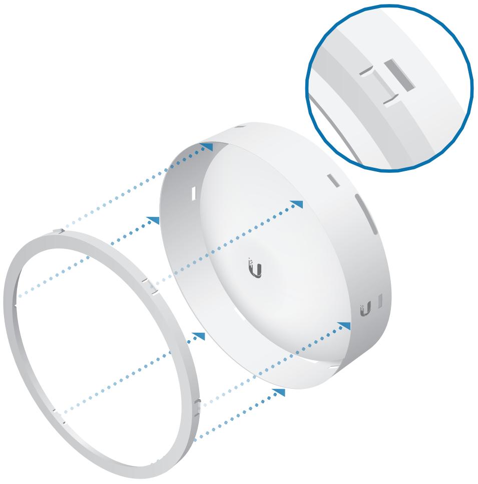 Ubiquiti ISO-BEAM-16 | Isolatore | dedicato a nanobeam 16