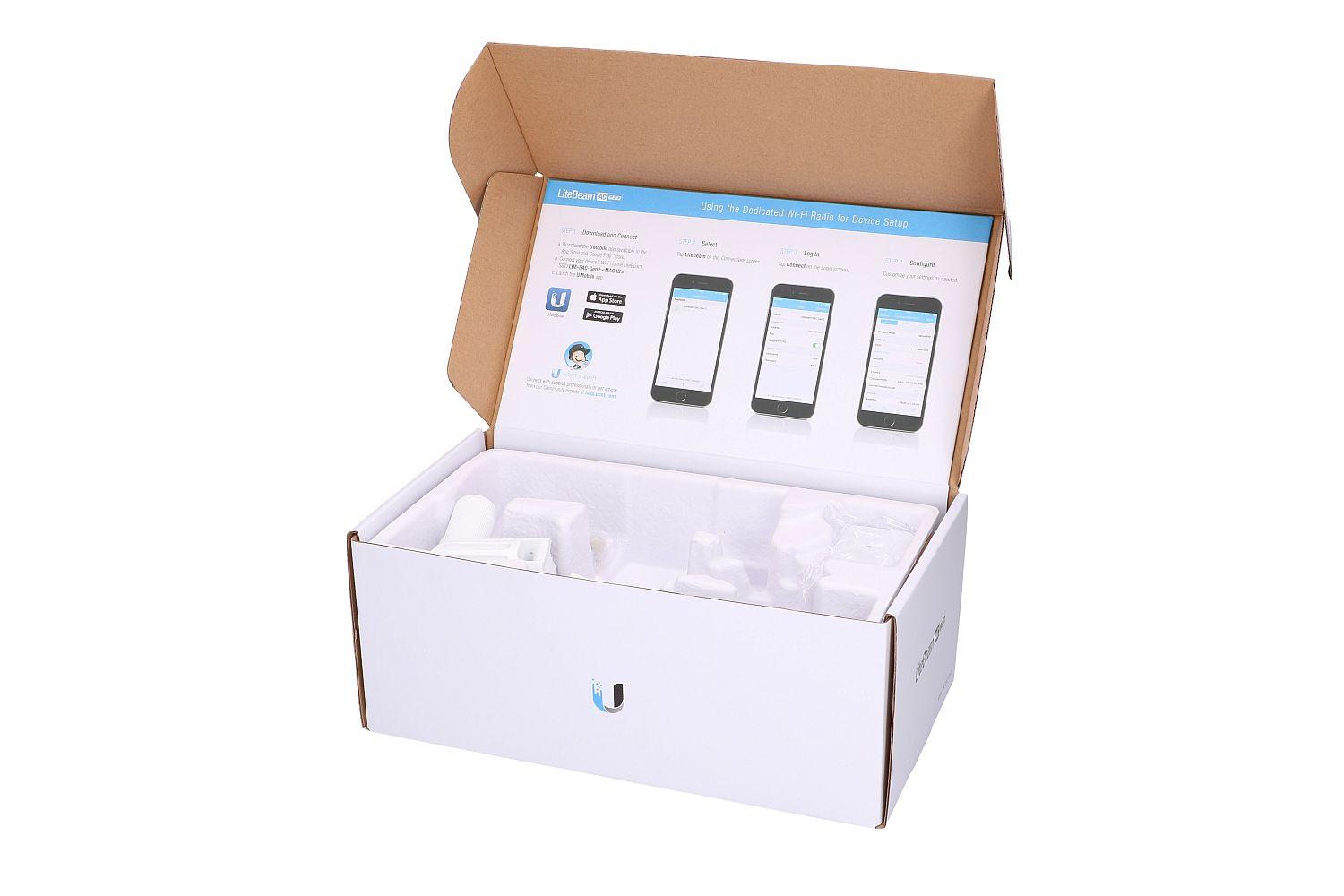 Ubiquiti LBE-5AC-GEN2 CPE LiteBeam 5AC 5GHz MIMO 1x RJ45 1000Mb/s 23dBi