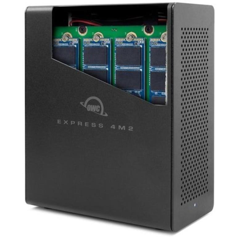 OWC Express 4M2 - 4 porte interne M.2 NVMe - Thunderbolt 3 40Gbps - con SoftRAID XT