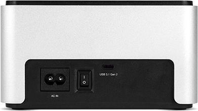 Drive Dock USB-C argento nero