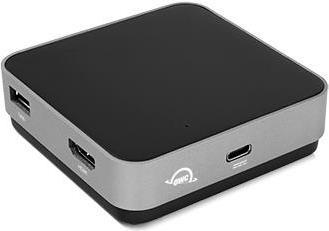 OWC USB-C Travel Dock Cablato USB 3.2 Gen 1 [3.1 Gen 1] Type-C Grigio (OWC USB-C Travel Dock V2 - Grey. Connect fast external d