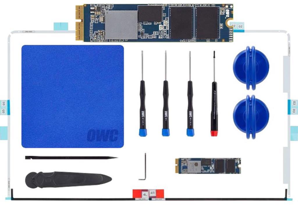 SSD 1TB Aura Pro X2 + kit d installazione - per IM late 2013/early 2019 tranne late 2015 - MacOS 10.13 High Sierra o superiore