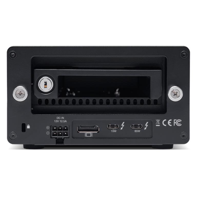 Box interno hotswap U.2 NVMe per Mercury Helios 3