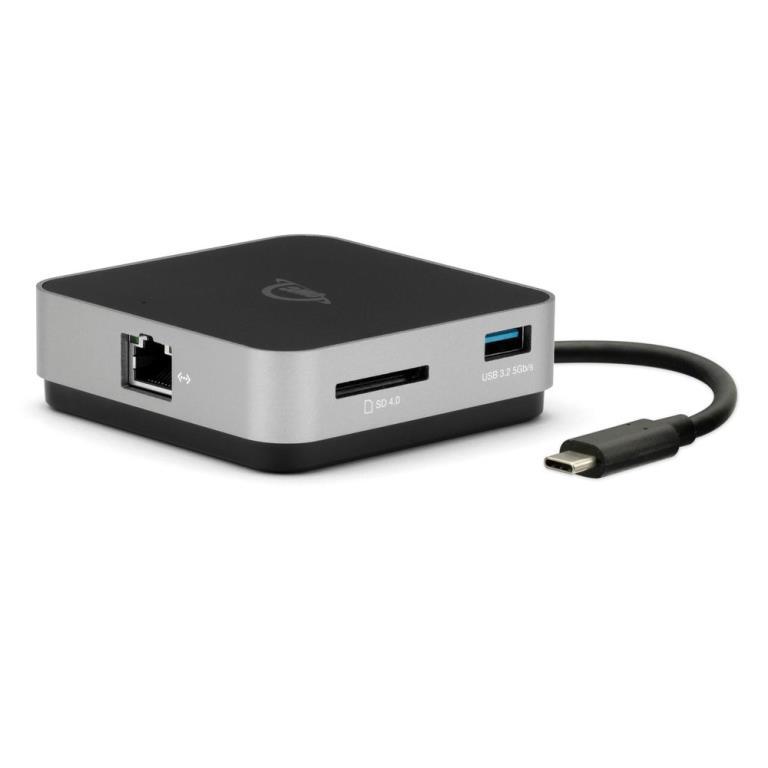 OWC USB-C Travel Dock E 6 ports : 2x USB3.2 Gen1 / USB-C / GbE / SD / HDMI 2.0 - Gris SidÃƒÆ’Ã‚Â©ral