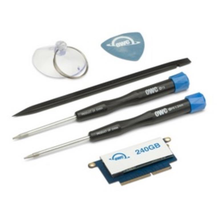 SSD OWC Aura Pro NT - Scheda NVMe 240GB + strumenti - per MBPR non TB late-16/mid-17 - macOS 10.14 min