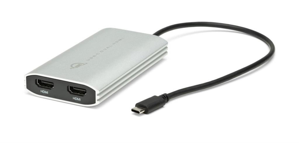 Adattatore OWC USB-C verso 2x HDMI 2.0 4K 60Hz - con DisplayLink