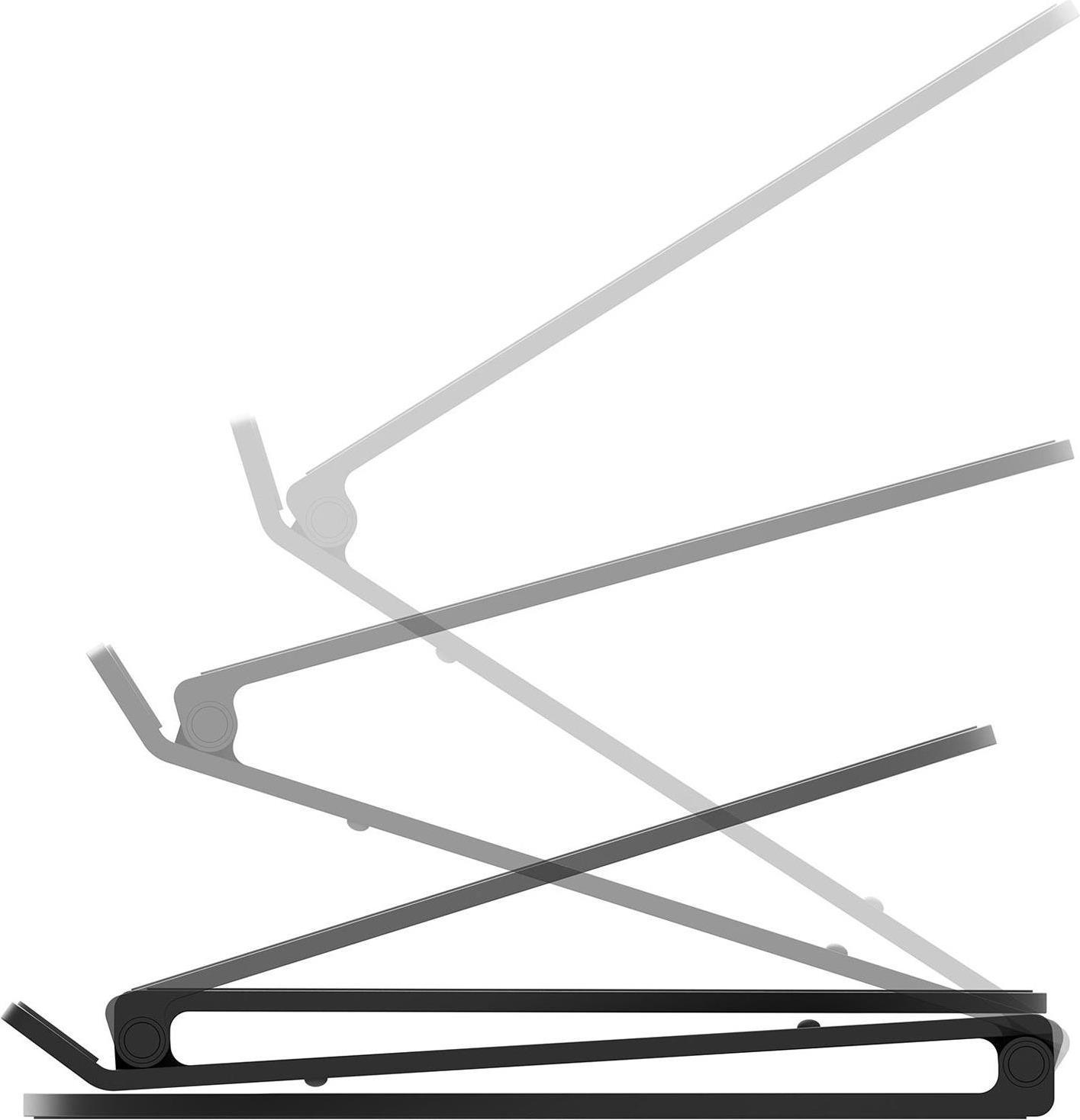 TwelveSouth TS-2201 supporto da tavolo per Tv a schermo piatto Libera installazione Nero (Twelve South Curve Flex Black)