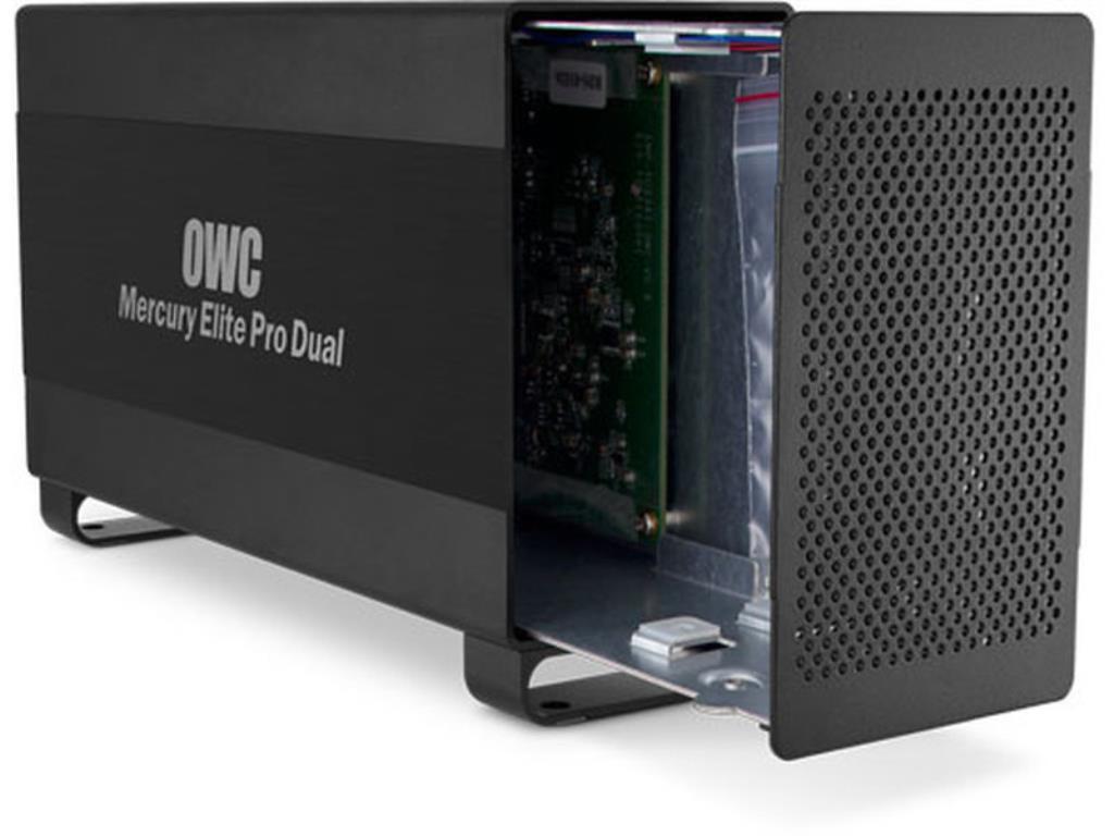 OWC Mercury Elite Pro Dual - Box per 2 HDD 3,5" - 2xThunderbolt 2, 1xUSB3.1 - RAID 0/1/JBOD