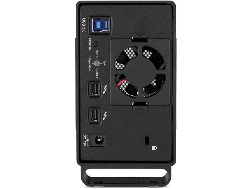 OWC Mercury Elite Pro Dual - Box per 2 HDD 3,5" - 2xThunderbolt 2, 1xUSB3.1 - RAID 0/1/JBOD