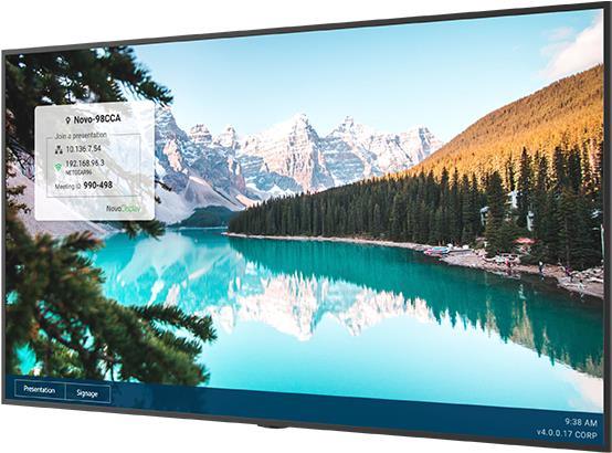 DK753 NovoDisplay 4K 75 & Wall Mount Kit
