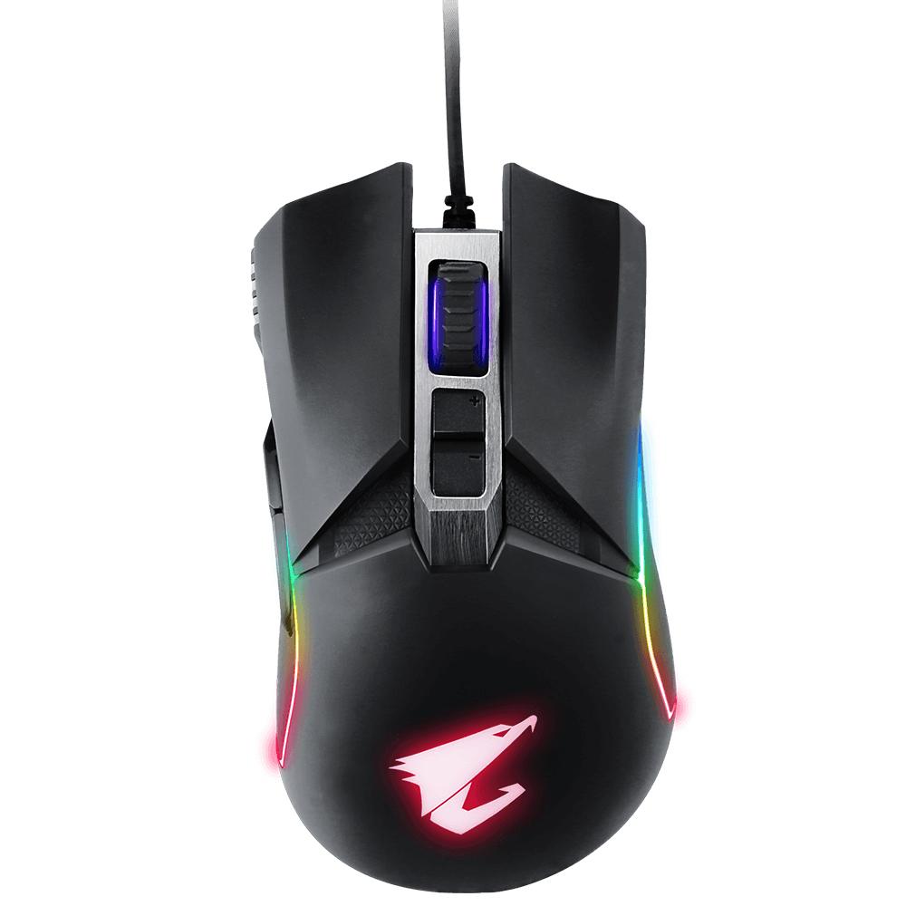 GIGABYTE AORUS M5 mouse Gaming Mano destra USB tipo A Ottico 16000 DPI