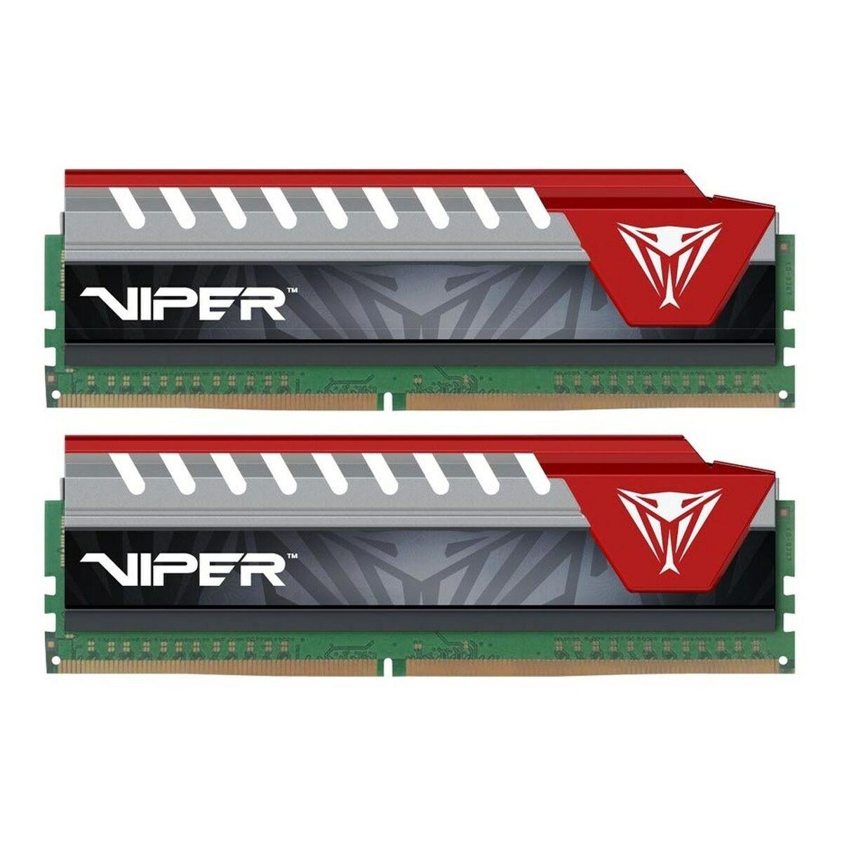 KIT DDR4 PATRIOT "VIPER 4 BLACKOUT" 8GB (2x4GB) 3200Mhz CL16 - DUAL CHANNEL PVB48G320C6K