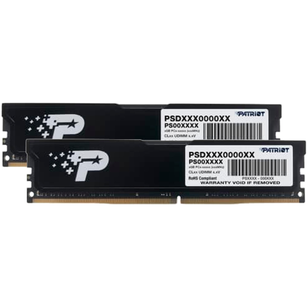 DIMM 32 GB DDR4-3200 2x kit doppio da 16 GB nero PSD432G3200K Signature Line