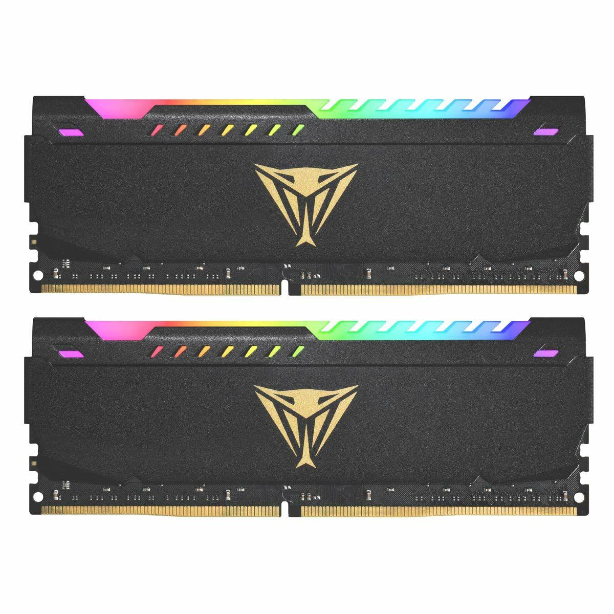 Patriot Memory Viper Steel PVSR464G320C8K memoria 64 GB 2 x 32 GB DDR4 3200 MHz (Patriot Viper Steel RGB 64GB Black Heatsink [2