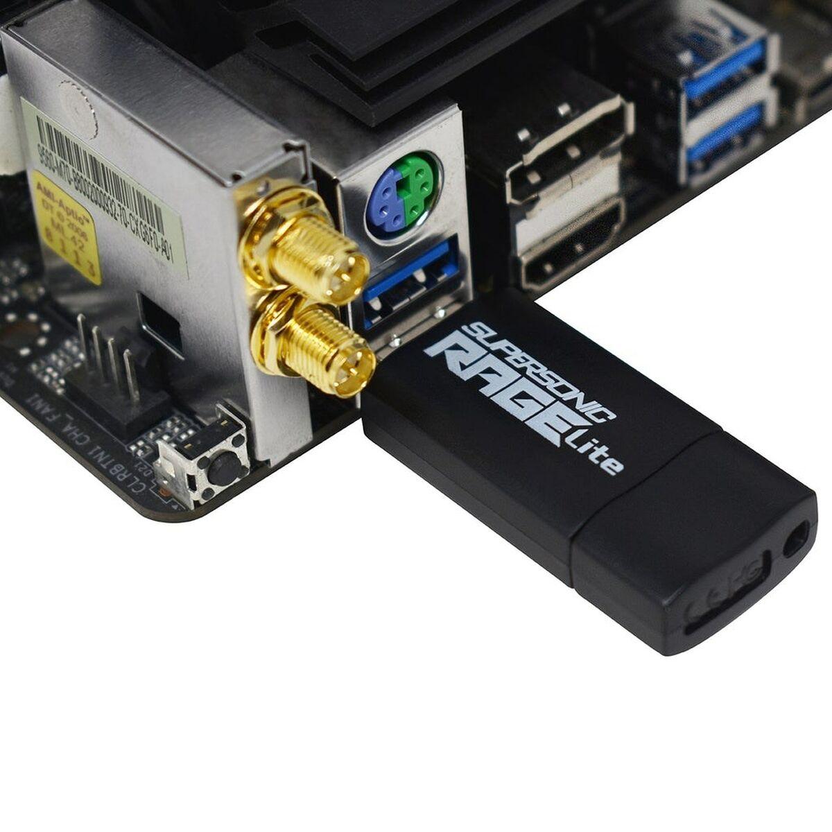 Patriot Memory Supersonic Rage Lite unit flash USB 64 GB USB tipo A 3.2 Gen 1 3.1 Gen 1 Nero Blu (Supersonic Rage Lite Usb - F