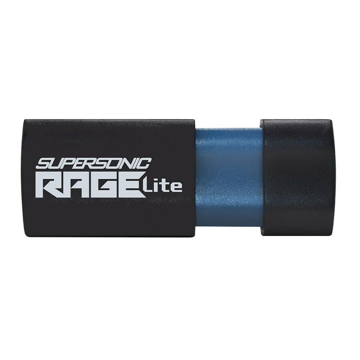 Patriot Memory Supersonic Rage Lite unit flash USB 64 GB USB tipo A 3.2 Gen 1 3.1 Gen 1 Nero Blu (Supersonic Rage Lite Usb - F