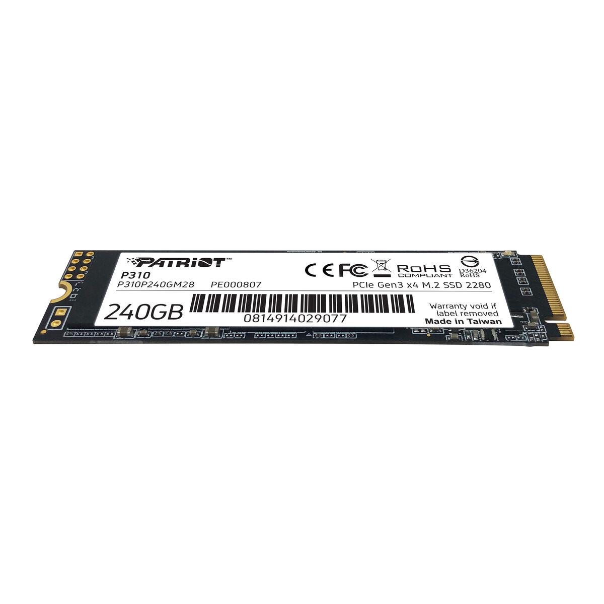 Patriot Memory P310 M.2 240 GB PCI Express 3.0 NVMe (Patriot P310 [P310P240GM28] 240GB NVMe SSD, M.2 Interface, PCIe Gen3, 2280