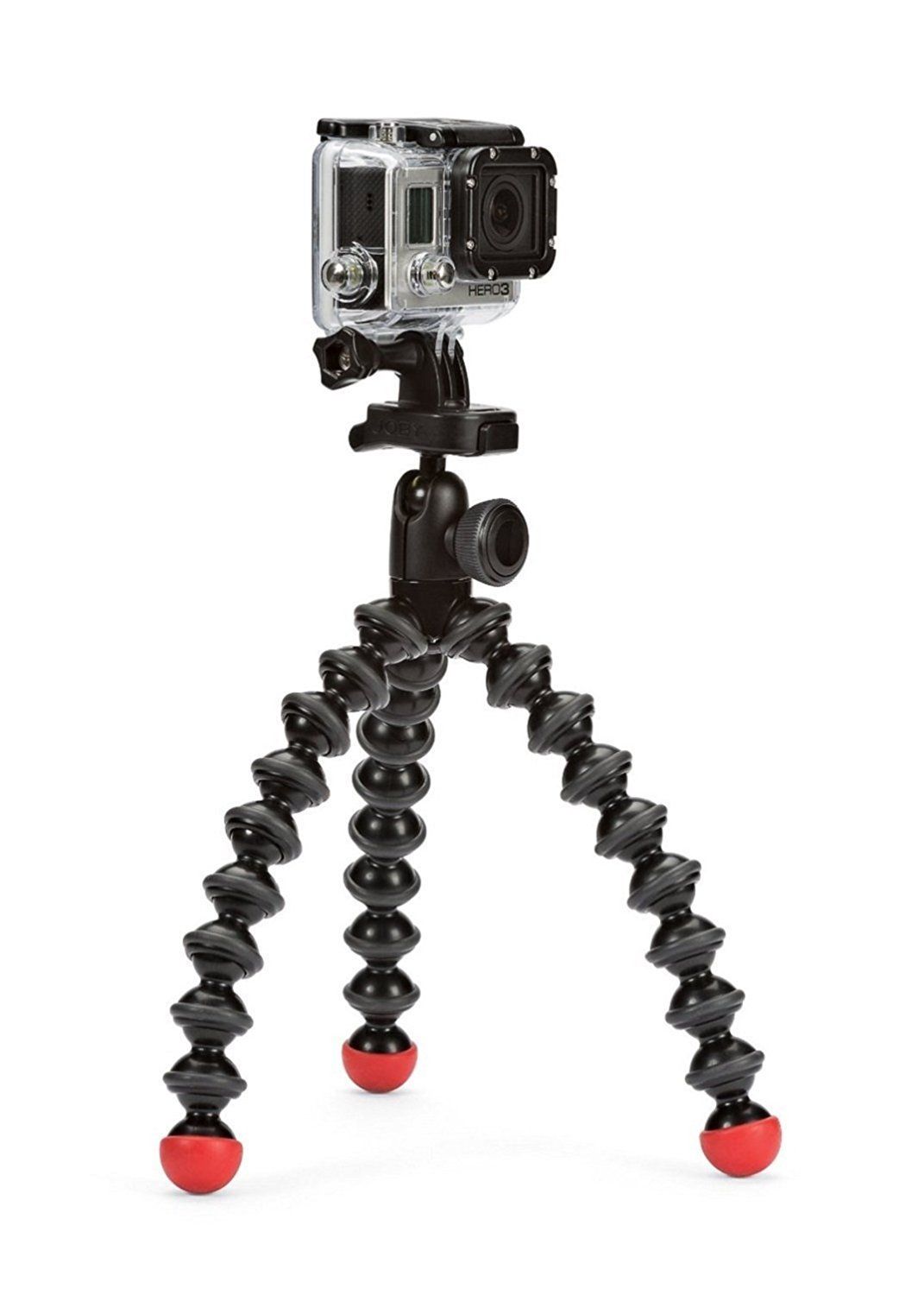 Joby GorillaPod Action Tripod treppiede Fotocamere digitali/film 3 gamba/gambe Nero (GorillaPod Action Tripod - incl. GoPro Ada