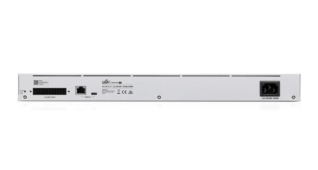 Ubiquiti USW-PRO-48-POE Switch UniFi 40x RJ45 1000Mb/s PoE 8x RJ45 1000Mb/s PoE 4x SFP 600W