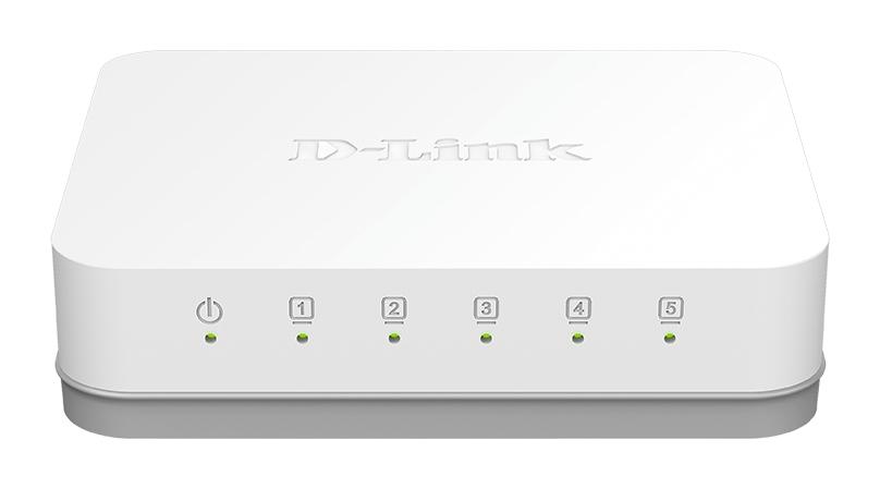 D-Link GO-SW-5G Non gestito Gigabit Ethernet (10/100/1000) Bianco