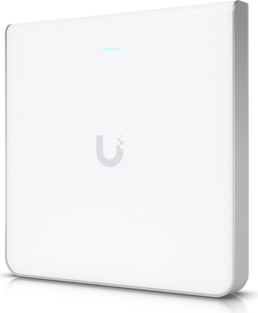 Ubiquiti - U6-Enterprise-IW - Wall-Plate Tri-Band Wi-Fi 6E Access Point 1x Data-in GbE RJ45 port 4x Data-out GbE RJ45 ports 573